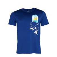 FÄDD Herren T-Shirt Rundhals aus Bio-Baumwolle „Atemlos BT 2.0“ Blau