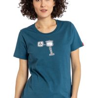 Elkline Damen T-Shirt Seemaen , Fun Artist Shirt aus Bio Baumwolle