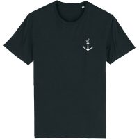 Spangeltangel T-Shirt „Anker“, Männershirt, Herrenshirt, bedruckt, Siebdruck, T-Shirt