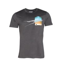 FÄDD Herren T-Shirt Rundhals aus Bio-Baumwolle „Gischt BT Still“ Grau