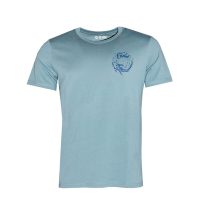 FÄDD Herren T-Shirt Rundhals aus Bio-Baumwolle „Koinardo“ Hell Blau