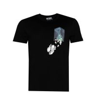 FÄDD Herren T-Shirt Rundhals aus Bio-Baumwolle „Black Smoker BT“ Schwarz