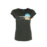 FÄDD Damen T-Shirt Rundhals aus Bio-Baumwolle „Gischt BT Still“ Grün