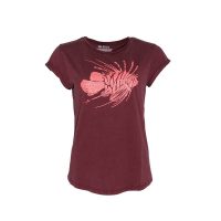 FÄDD Damen T-Shirt Rundhals aus Bio-Baumwolle „freiwilliger Feuerfisch“