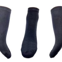 Bruno Barella Sneaker Socken aus Bambuscellulose gewonnene Viskosefaser in schwarz