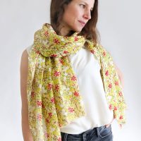Djian Collection Schal aus 100% Bio-Baumwolle – Spring