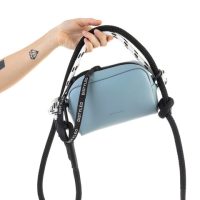 DISTYLED Crossbody Kameratasche Handtasche mit zwei Seilriemenaus recycelt Mikrofaser| Women| Vegan|