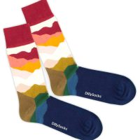 DillySocks Socken Wanderlust aus Biobaumwoll-Mix