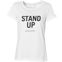 Waterkoog Frauen T-Shirt – „STAND UP“, 100% Biobaumwolle