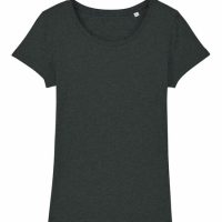 glore Basics T-Shirt mit weitem U-Ausschnitt – Sissi – aus Bio-Baumwolle