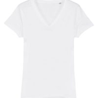 glore Basics T-Shirt mit V-Ausschnitt – Alise – aus Bio-Baumwolle