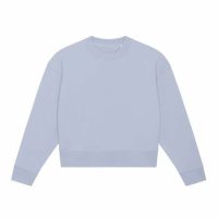 glore Basics Cropped Pullover mit Rundhalsausschnitt – Sarah – aus Bio-Baumwolle
