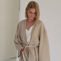 gust. Kimono aus Leinen – Linen Kimono – 100% Bio-Leinen