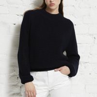 Wunderwerk Damen Pullover aus Bio Baumwolle „Turtleneck knitmix“
