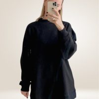 noemvri fashion label oversized Sweatshirt Turtleneck