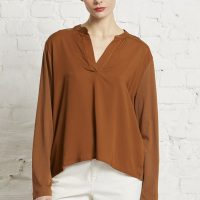 Wunderwerk Damen Bluse „Henley blouse TENCELmix“