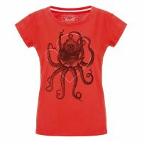 Lexi&Bö Nautical Octopus Damen T-Shirt