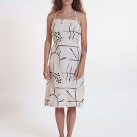 Suite 13 Kleid – Salinas Dress Print – aus Bio-Baumwolle & Leinen
