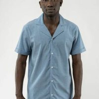 Hemd kurzärmlig mit Bowling-Kragen MOHAN | von MELA | Fairtrade & GOTS zertifiziert