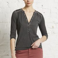 Wunderwerk Damen Bluse „Henley blouse 3/4 m.t.“