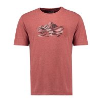 Bleu LOOP Originals Denimcel Melange Mountain T-shirt – Rust