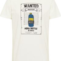 SOMWR Kurzarm T-shirt „T-shirt With Aqua Bottle Print“