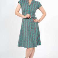 Chapati Design Kleid „Kandis“ aus Bio Jersey (GOTS) D-2401 / D-3316