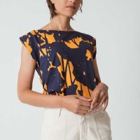 SKFK T-Shirt Marixol – Orange Komorebi