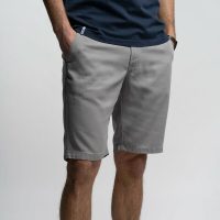 Vresh Clothing Vabi – Shorts Herren – Tencel grau/schwarz/grün