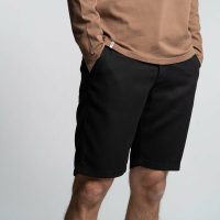 Vresh Clothing Vabi – Shorts Herren – Tencel grau/schwarz/grün