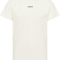 SOMWR Kurzarm T-shirt „T-shirt With Slim Straw Back Print“