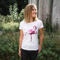 CircleStances GOTS – Ladies Shirt Flamingo