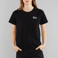 DEDICATED Damen T-Shirt The Beatles Logo – Black