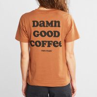 DEDICATED T-Shirt Twin Peaks Good Coffee – Rawhide Brown