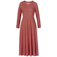 Himalaya Jersey Kleid langarm aus Bio-Baumwolle gemustert
