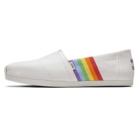 Toms – White Unity Rainbow Alpargata , vegane Schuhe