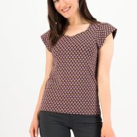 Blutsgeschwister Bluse Charming V Neck – Bubble Bee