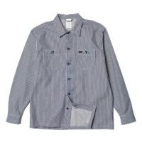 Nudie Jeans Gestreiftes Hemd – Vincent Hickory Stripe – aus Bio-Baumwolle