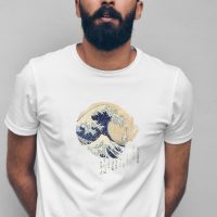 Kultgut Biofair – Shirt aus reiner, weicher Biobaumwolle / Wave