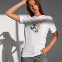 Kultgut Vegan & Artdesign – Klassik Shirt 100% Biobaumwolle / Wave