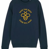 University of Soul Herren Sweatshirt aus Bio-Baumwolle „Save the Bees“