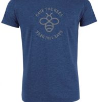 University of Soul Herren T-Shirt aus Bio-Baumwolle „Save the bees“