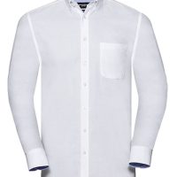 Herren Langarm Hemd Tailored washed Oxford von Russel Collection