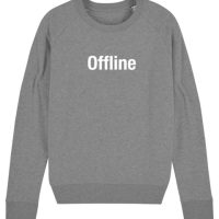 University of Soul Damen Sweatshirt aus Bio-Baumwolle „Offline“