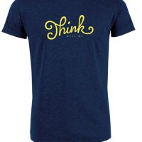 University of Soul Herren T-Shirt aus Bio-Baumwolle „Think Offline“