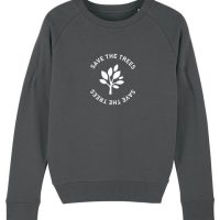 University of Soul Damen Sweatshirt aus Bio-Baumwolle „Save the Trees“