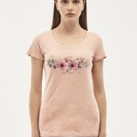 ORGANICATION T-Shirt aus Bio-Baumwolle mit Blumen-Print