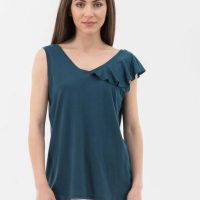 ORGANICATION Top aus Tencel-Bio-Baumwolle Mix