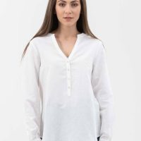 ORGANICATION Bluse aus Leinen mit Bio-Baumwolle