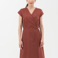 ORGANICATION Kleid aus Leinen mit Bio-Baumwolle